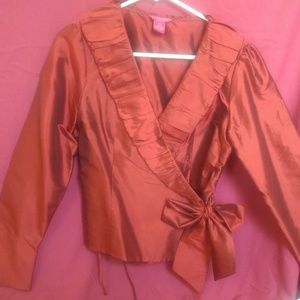 NWT SUNNY LEIGH Silk Blouse