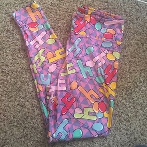 Lularoe TC birthday leggings