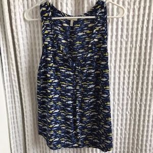 Joie Silk Fish Print Tank Top Size S