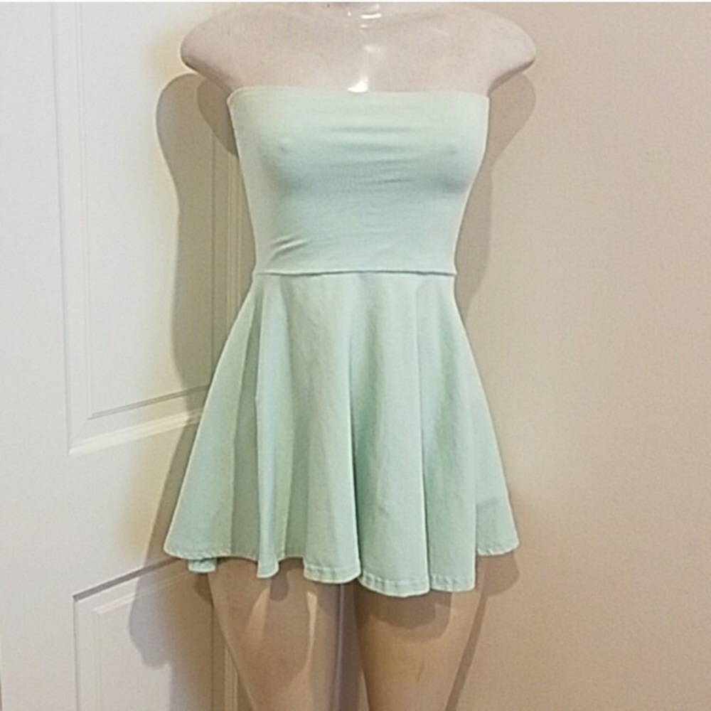 American Apparel Mint Green Mini Dress