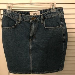 Urban outfitters high waisted jean skirt