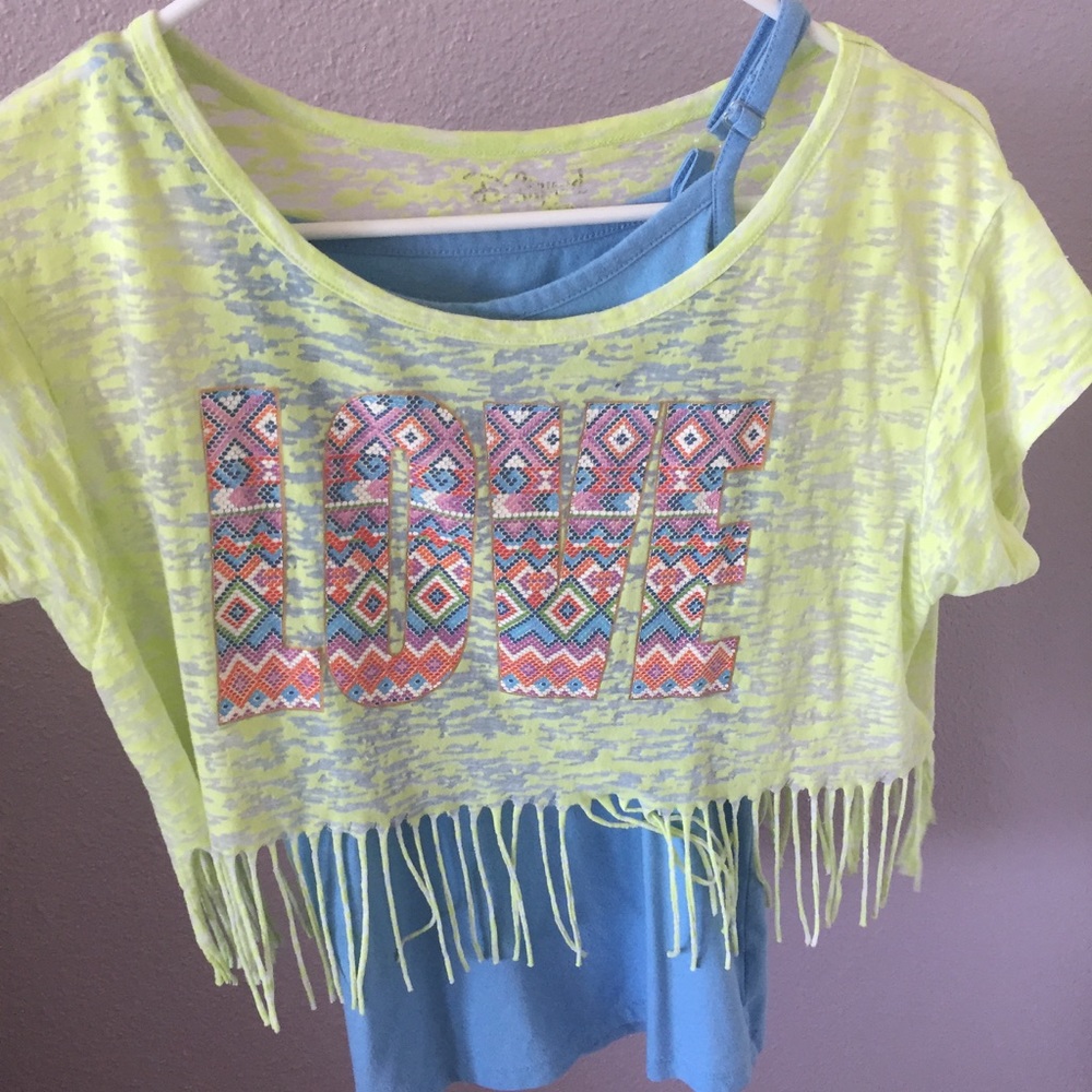 Off the shoulder with under shirt
