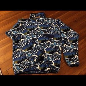 Patagonia Synchilla Pullover Fitz-Roy Wave Print