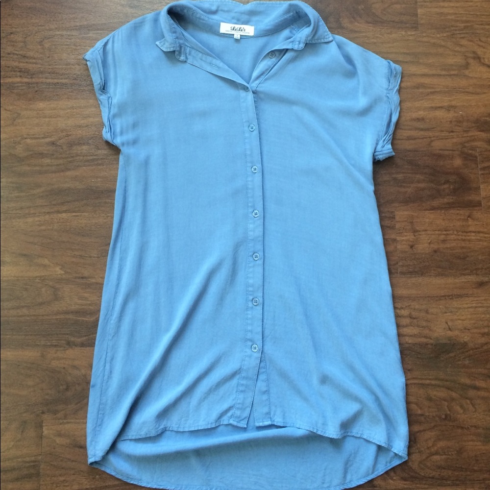 Lulus Chambray Dress