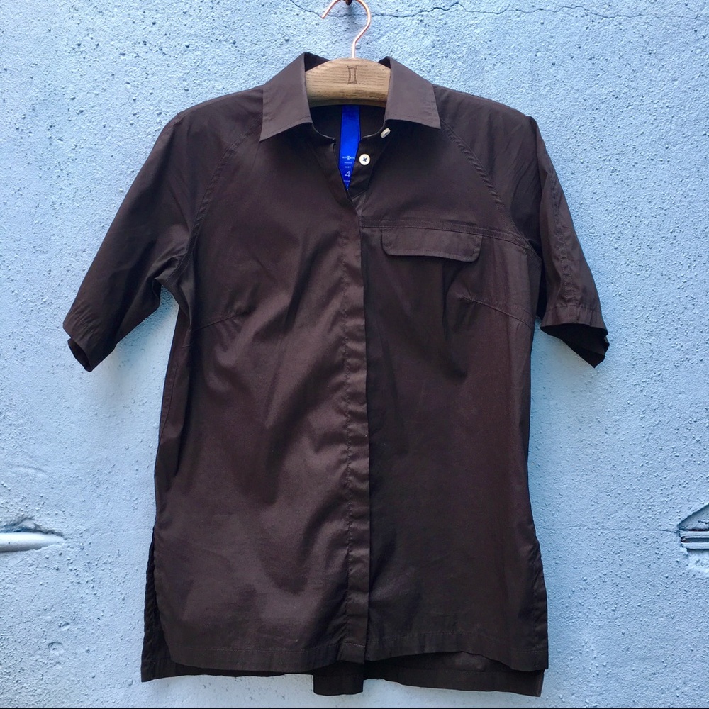 Kit & Ace Black Button Down