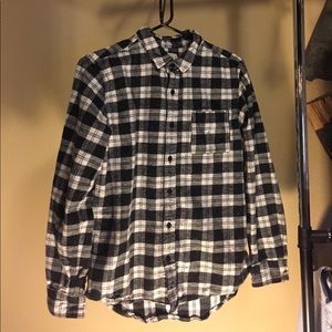 Black and white flannel