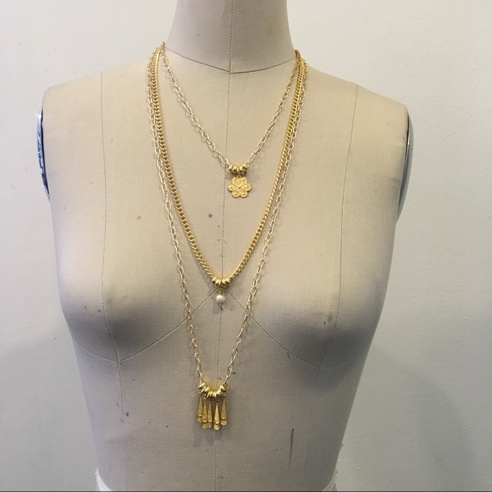 Multi Layer Chain Necklace by Jessica Elliot NEW