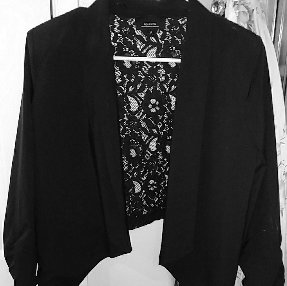 Black lace jacket