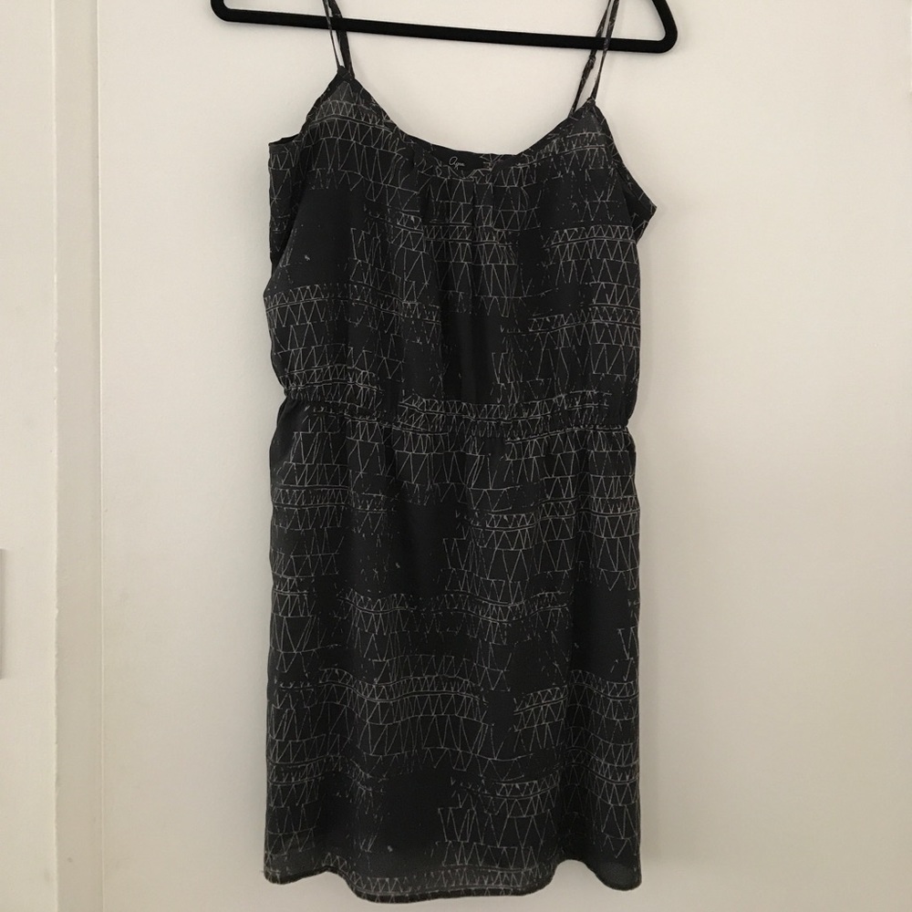 Dark grey patterned sundress