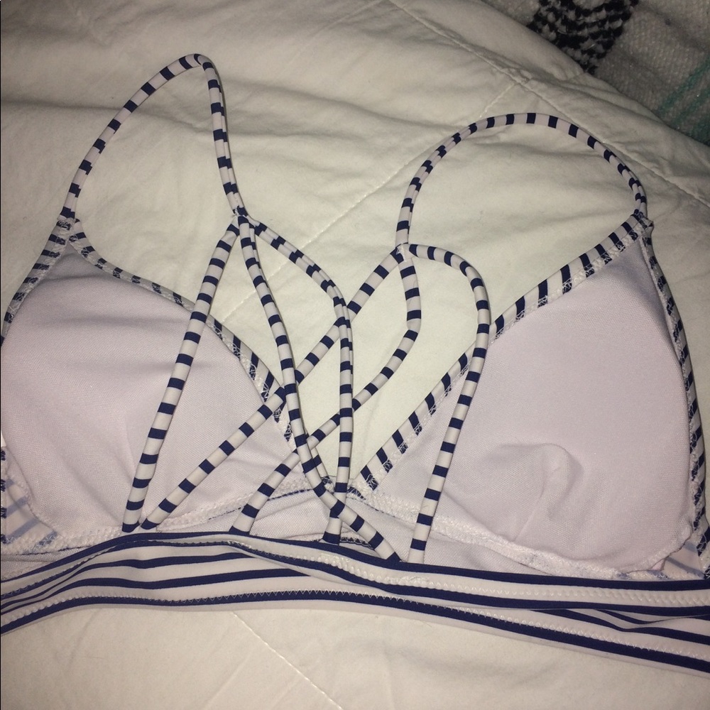 STRIPED SWIMSUIT - Picture 4 of 5