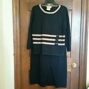 Karin Stevens 2 piece knit suit