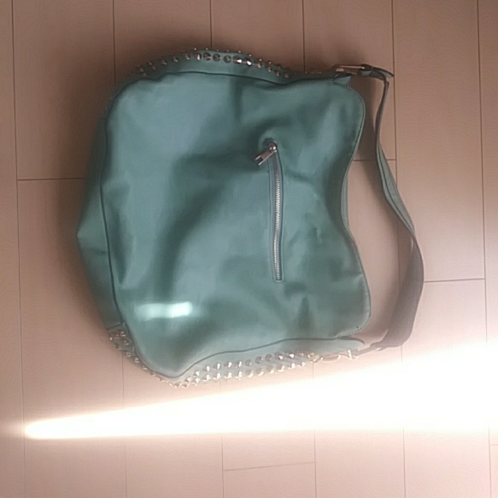 Seafoam Studded Handbag