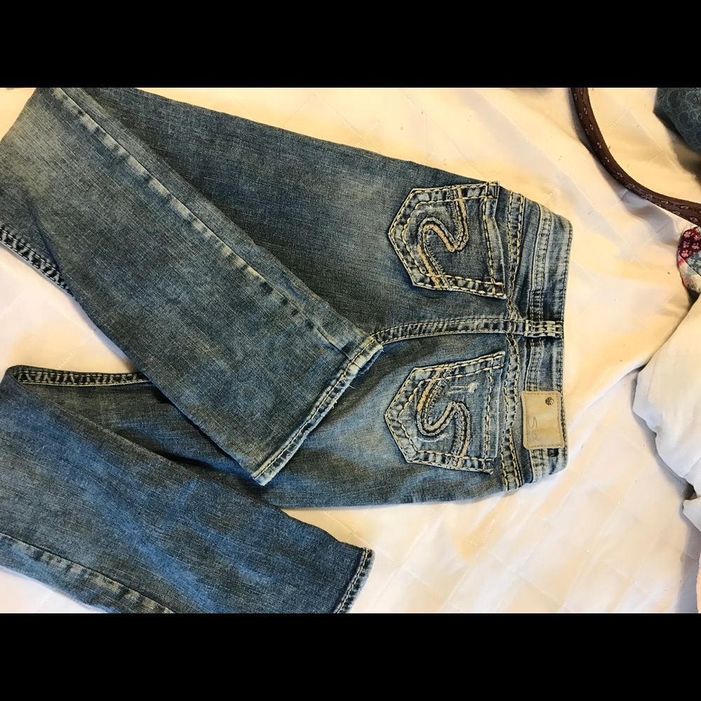 Silver jeans