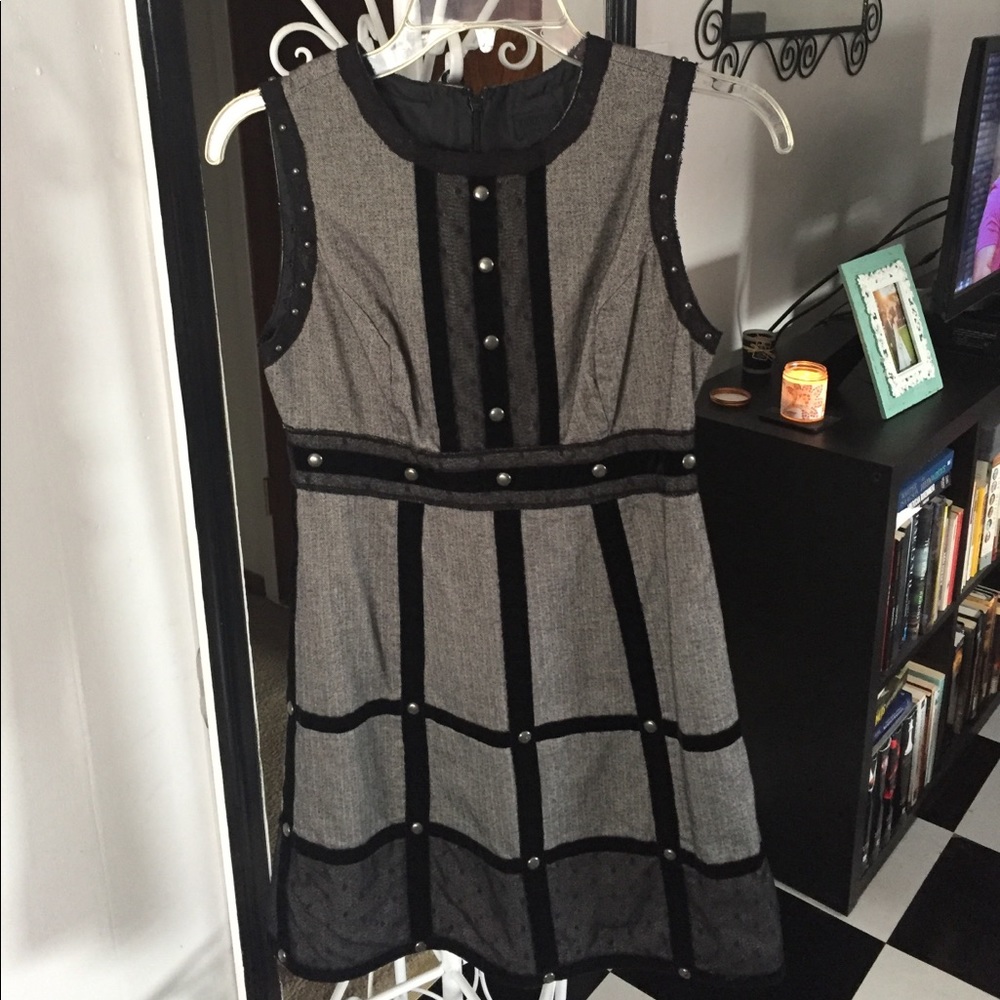 Anna Sui for Target Size 2 Black Tweed Dress