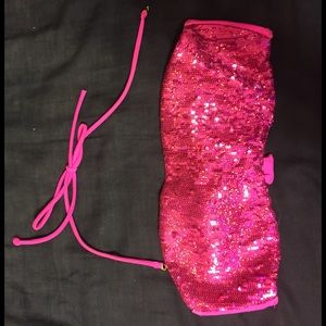 Victoria secret hot pink bathing suit top