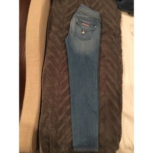 Hudson Collin flap skinny crop