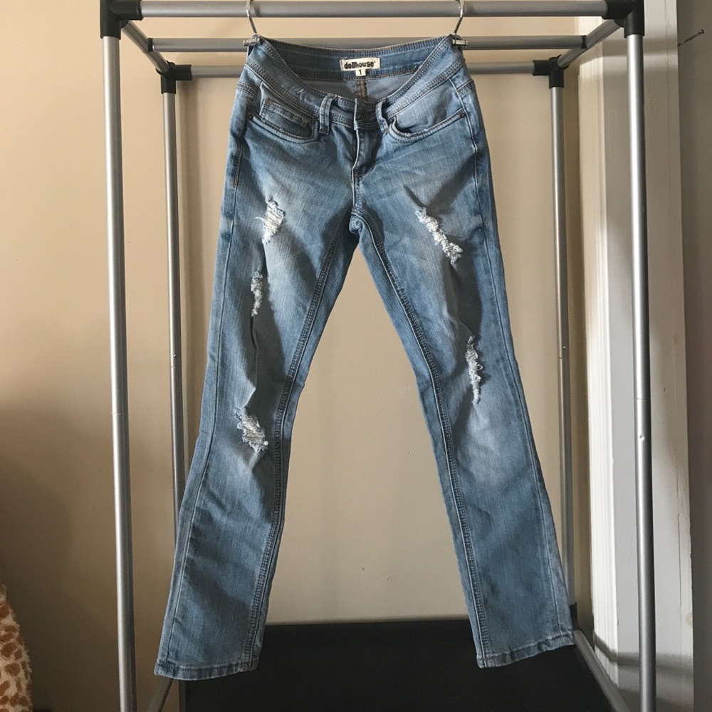 Dollhouse Jeans Cropped Skinnies
