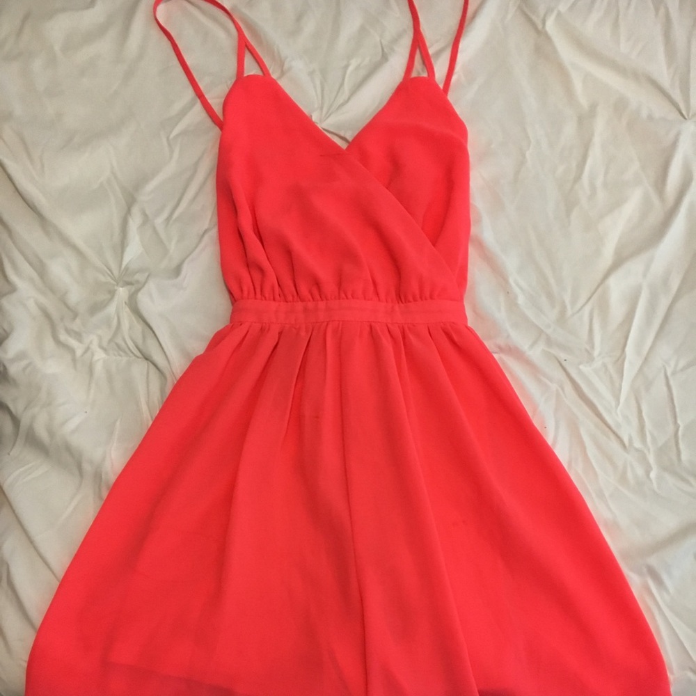Hot pink romper