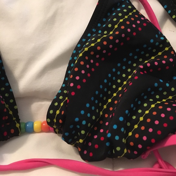 Black Patterned Bikini 👙 - Picture 2 of 6