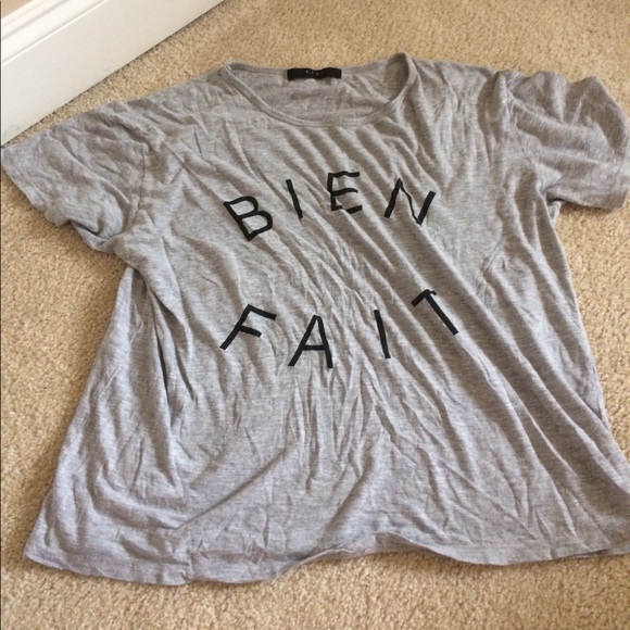 Madewell style 'Bien Fait' tee - Picture 1 of 1
