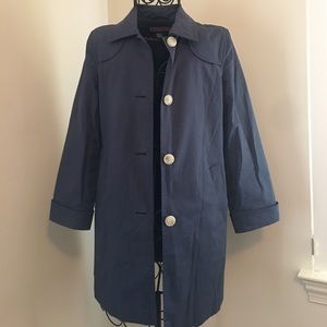 Vineyard Vines Navy Trench Coat