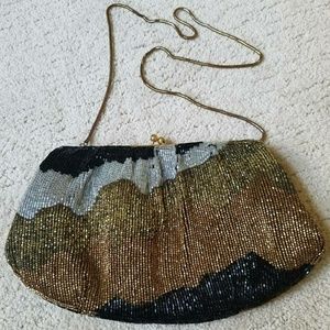 Vintage Bags - Vintage Beaded Coin Purse Shoulder Bag Vintage Bags - Vintage Beaded Coin Purse Shoulder Bag