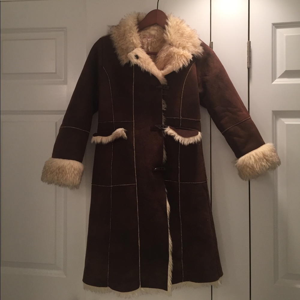 Like New Faux Shearling Coat NWOT