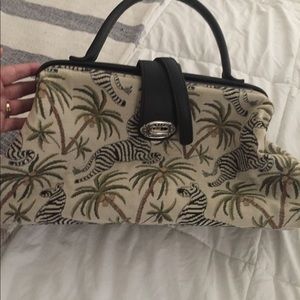 Cute jungle print tote purse!