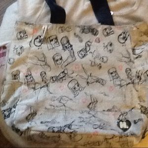 Harajuku lovers tote & make up bag NWT