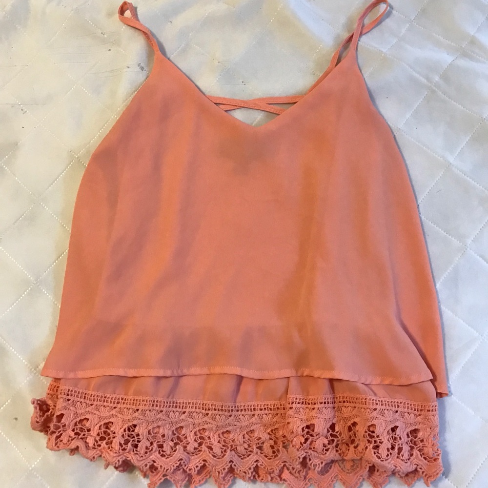 Pink tank top