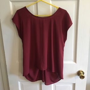 New Burnt orange/red top