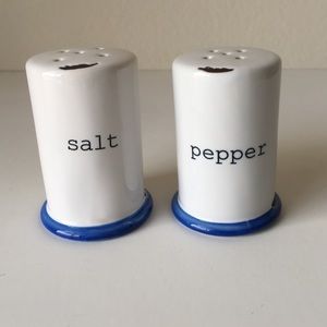 Canvas Home Tinware Salt & Pepper Shakers