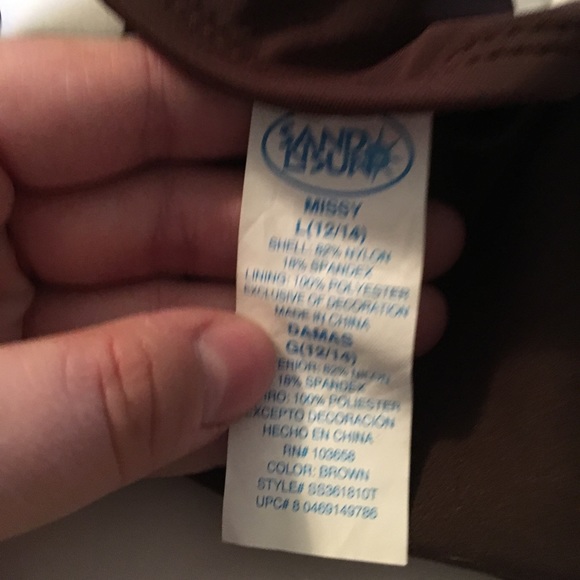 Brown Crocheted Bikini - Picture 4 of 5