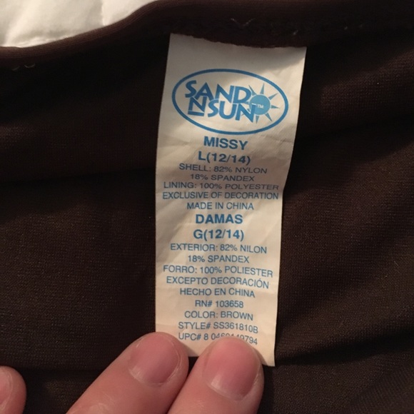 Brown Crocheted Bikini - Picture 5 of 5