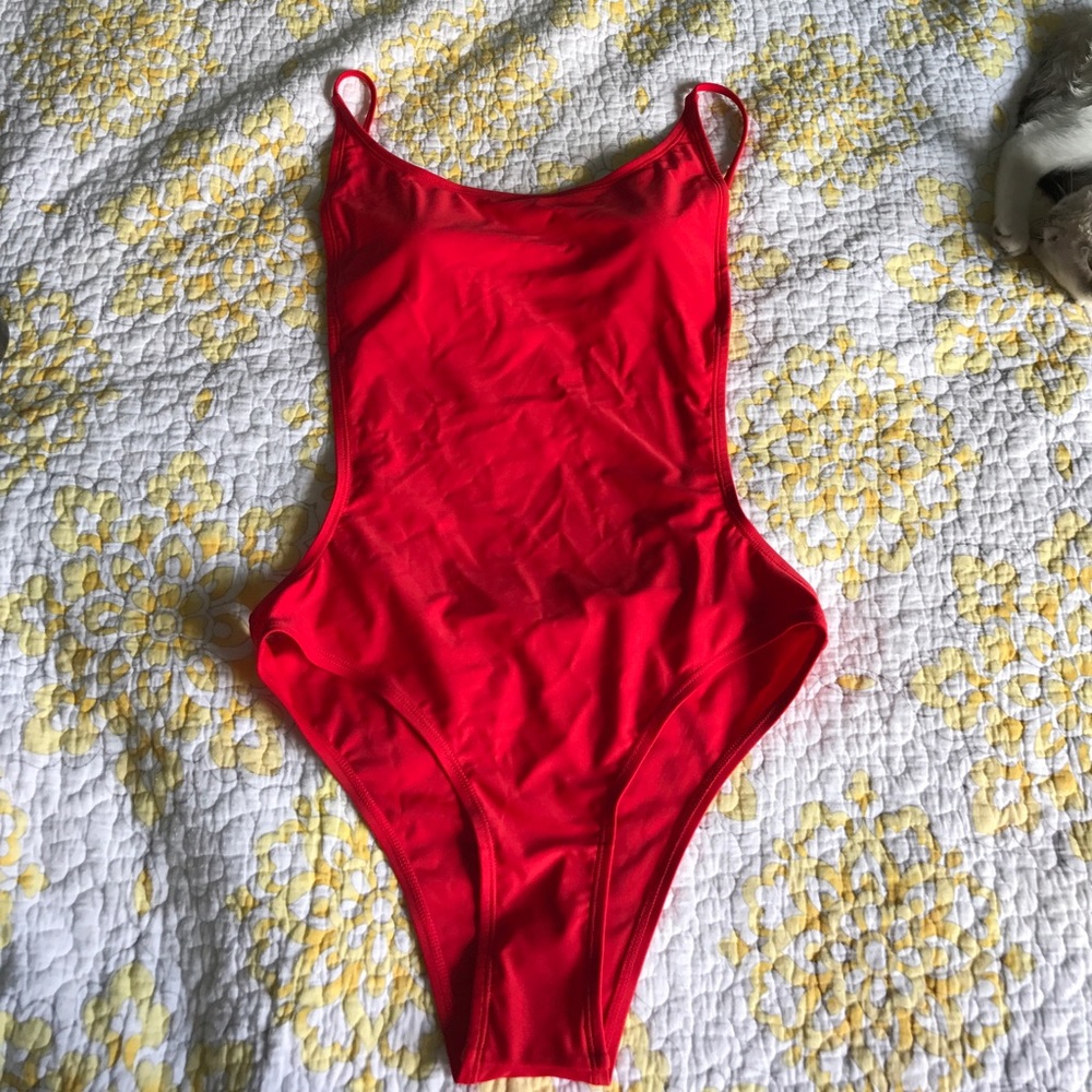 👙 Sunny Co Red Pamela Swim Suit ☀️