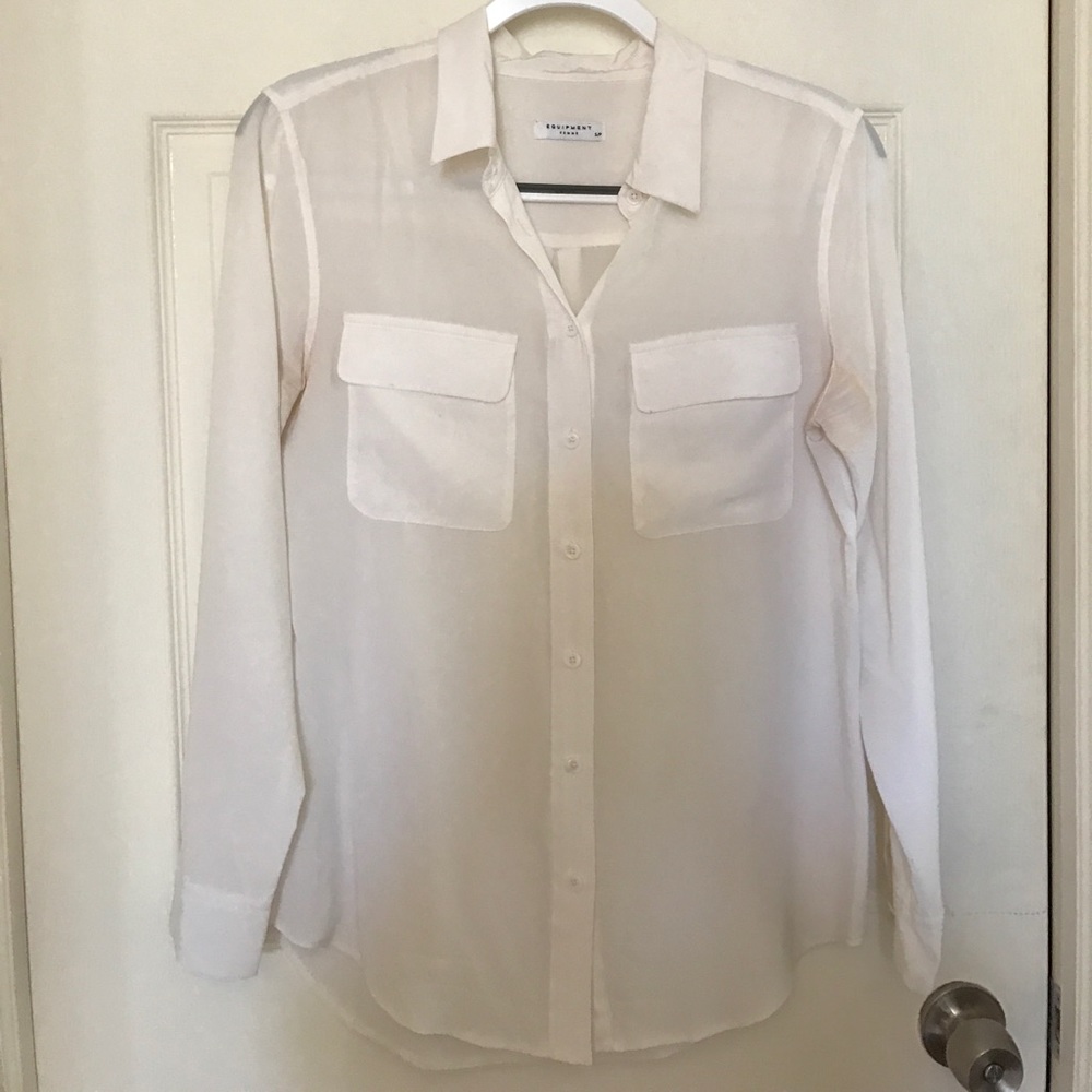 Equipment silk shirt