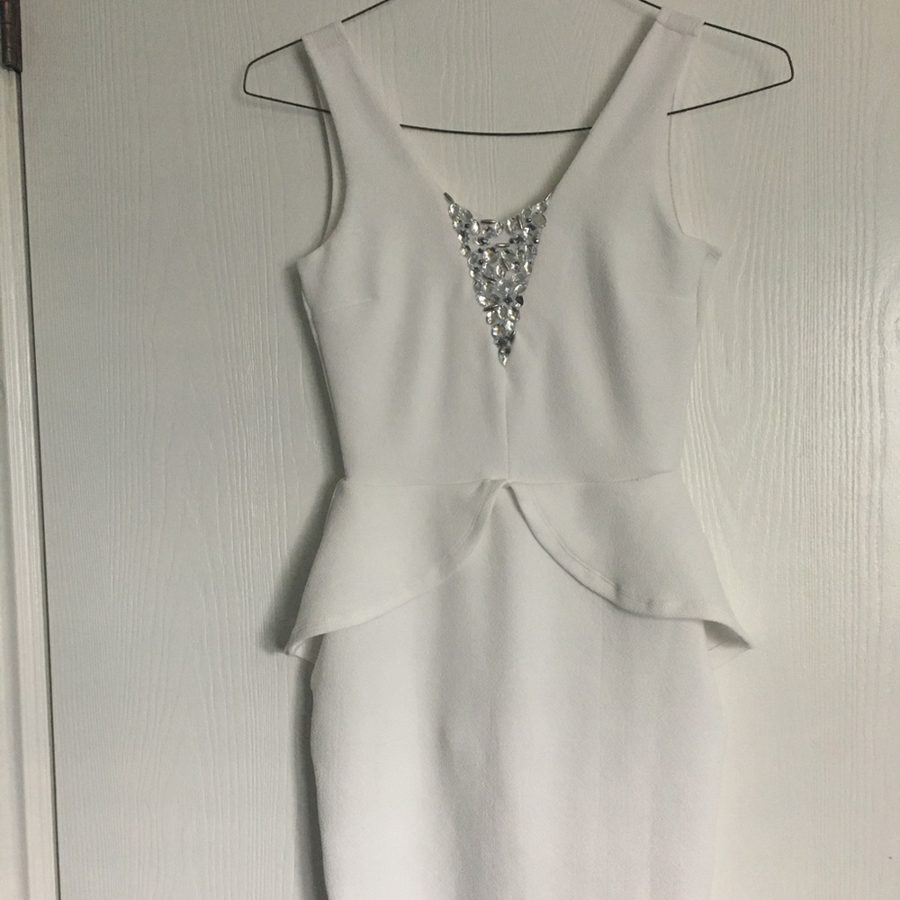 White Dress, Silver Gems