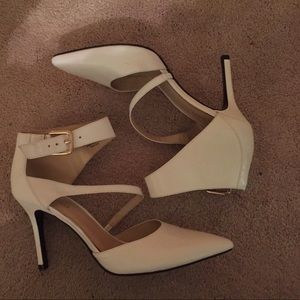 Nine West strap accent heels