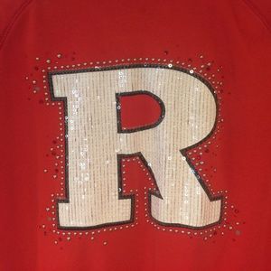 Victoria's Secret Pink Rhinestoned Rutgers Hoodie