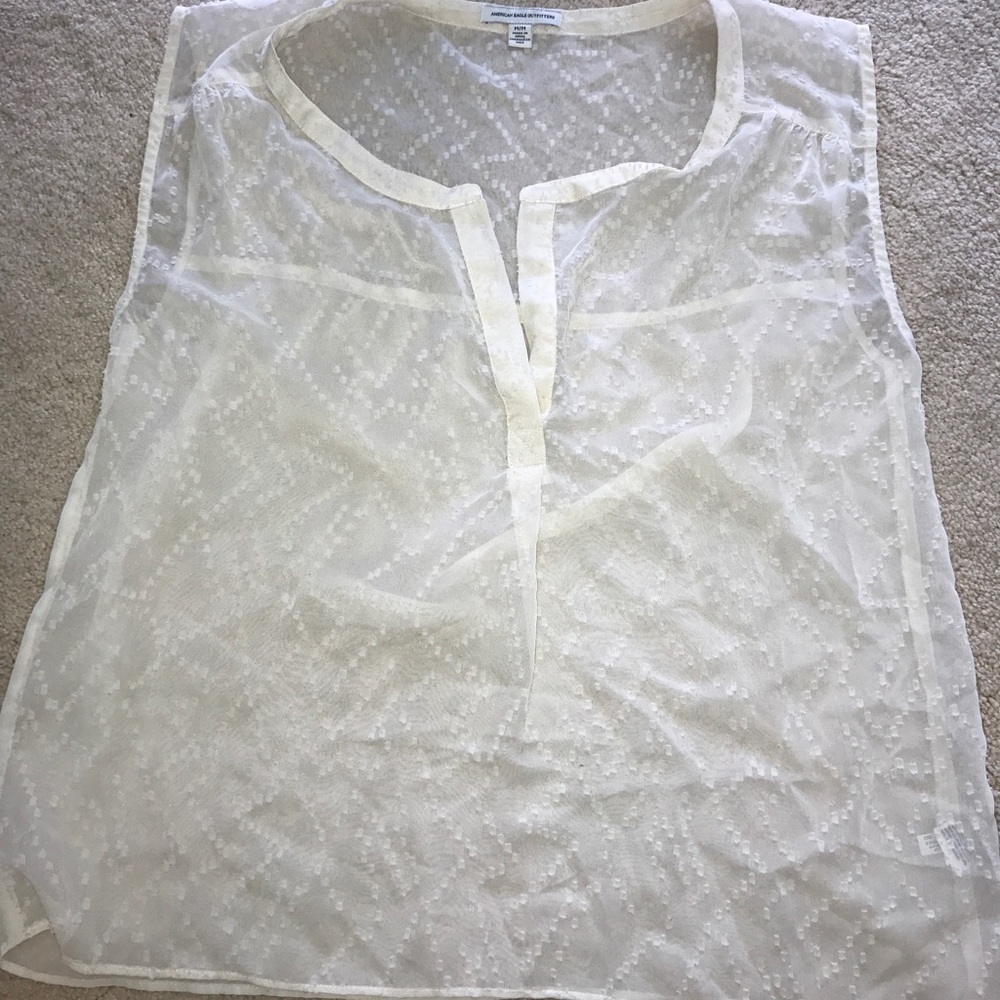 Sheer tank top