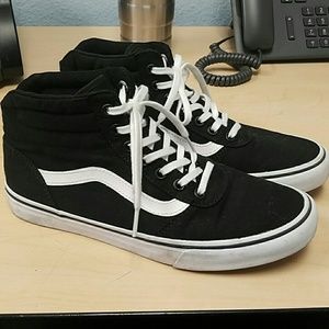 vans slim high tops, only worn twice