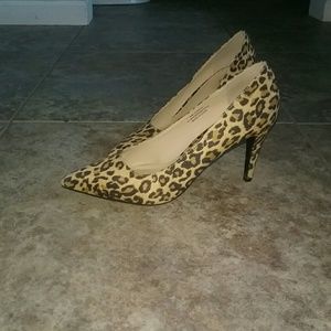 Animal print pumps