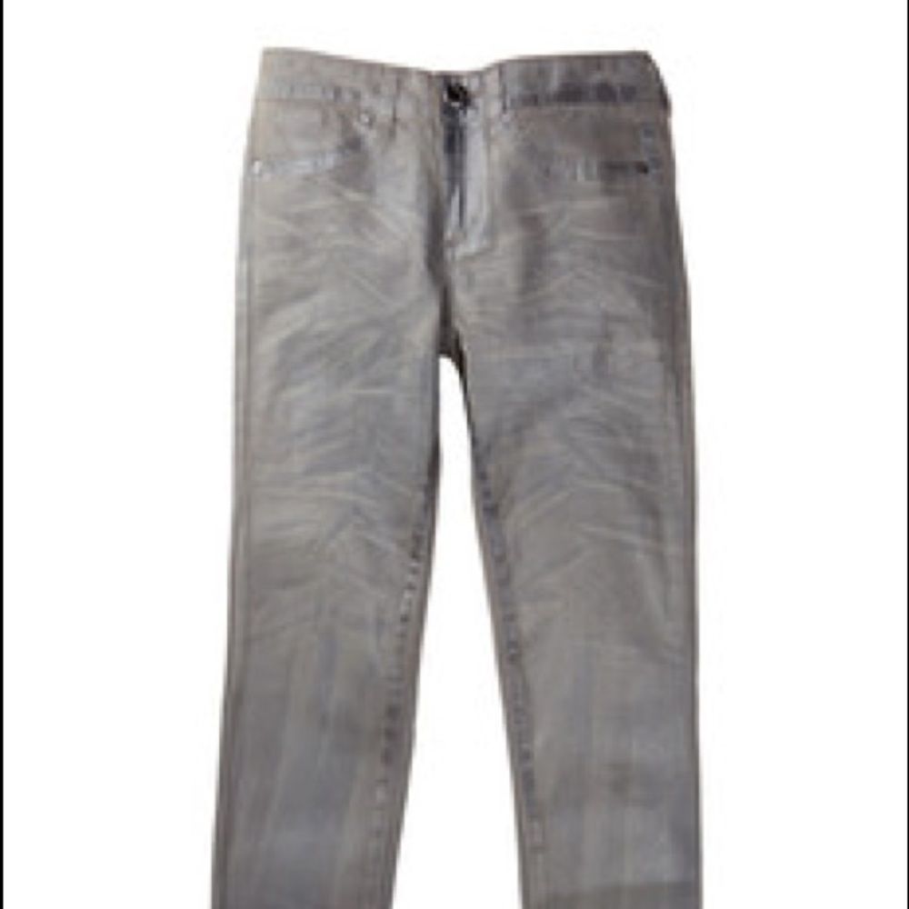 Joe's jeans grey waxed girls jeans