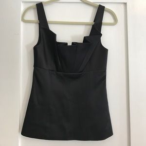 Alice and Olivia satin Pleated top