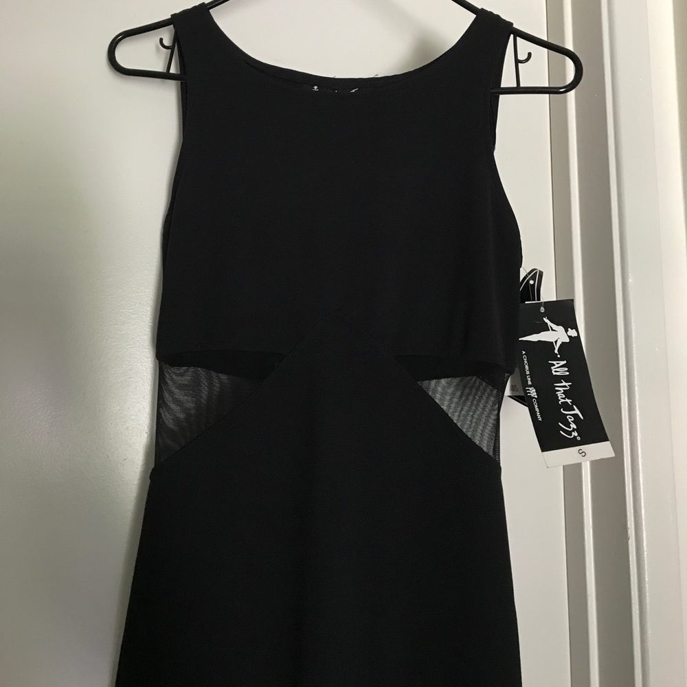 Sexy long black dress