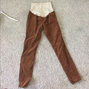 Corduroy maternity pants NWOT