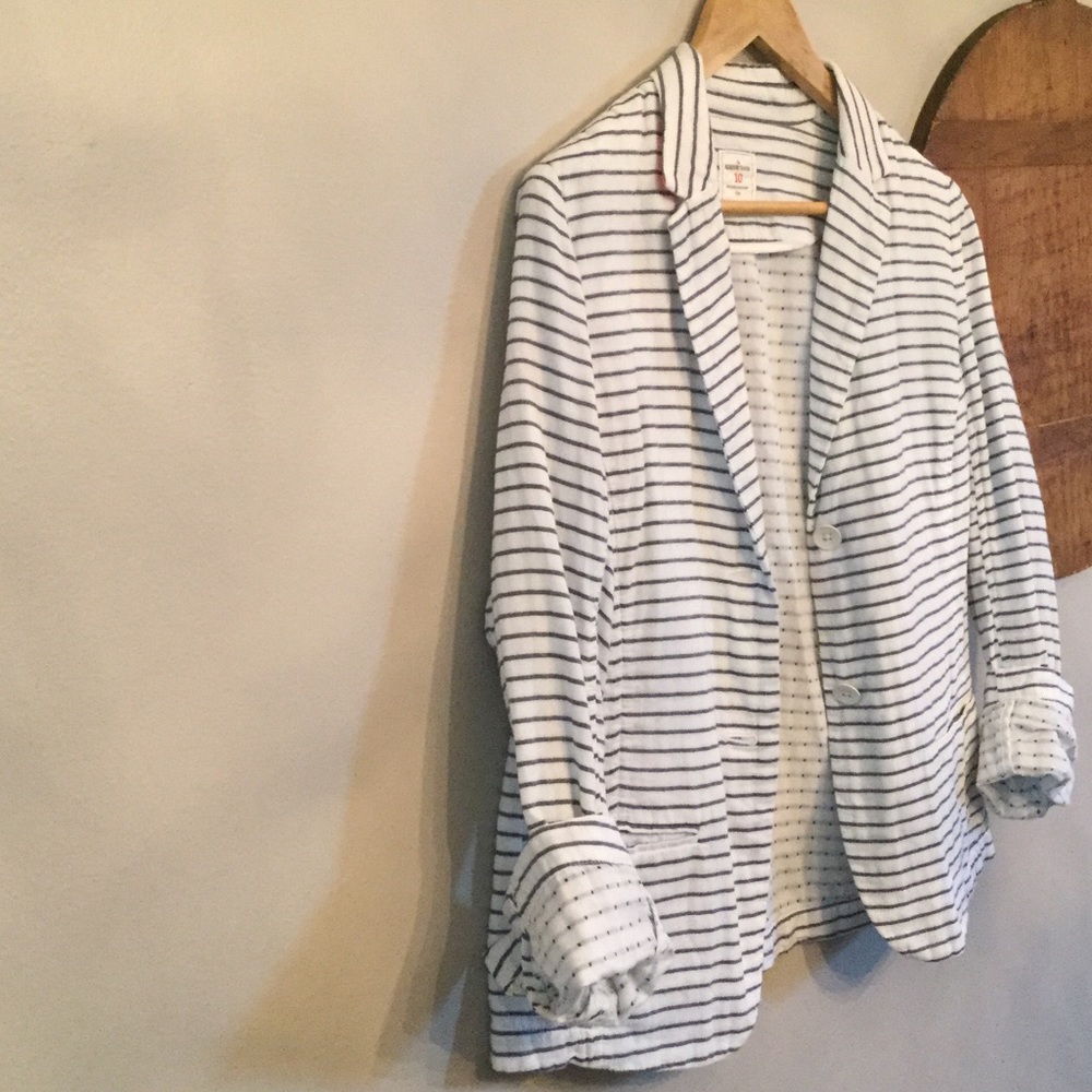 100% cotton blazer