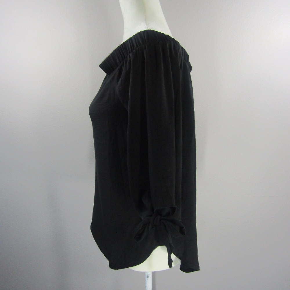 NWT Sz Medium Apt 9 Women's Black Off The Shoulder - Picture 3 of 8