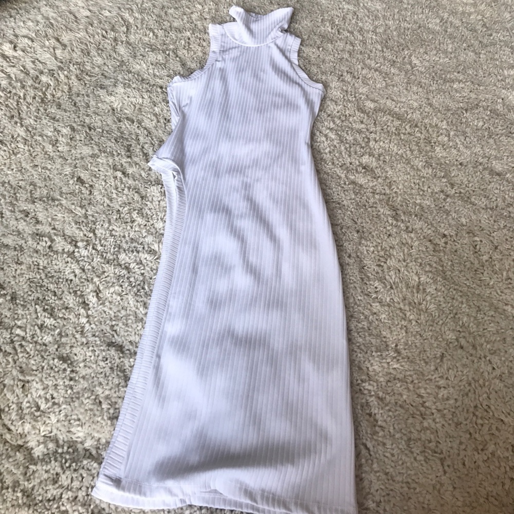 White turtle neck tunic