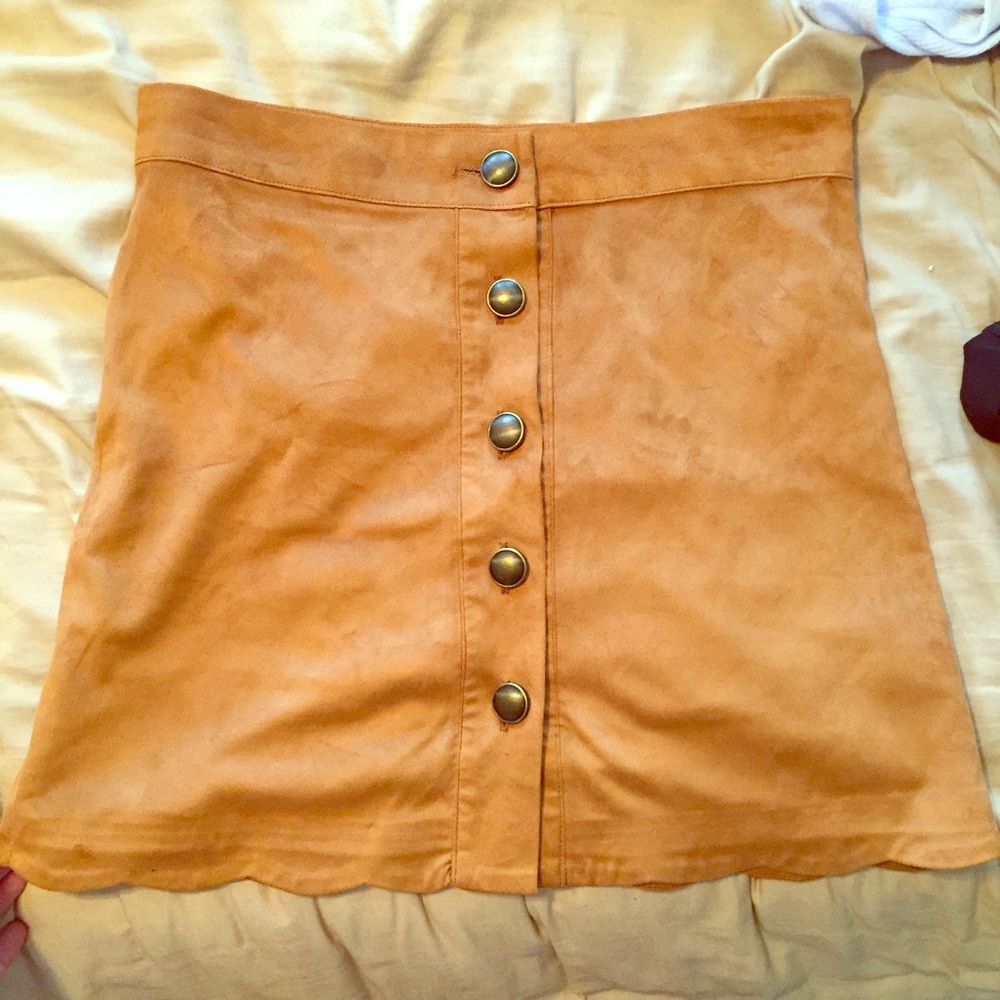 Alythea faux suede skirt